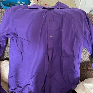 Purple button up